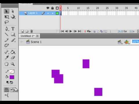 Flash From Scratch Tutorial 5 Rectangle And Oval Tools.avi