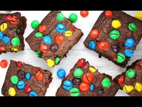 M&M Brownies • Love From The Oven