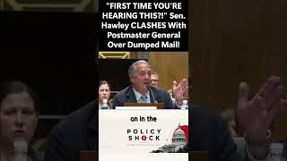 FIRST TIME YOU'RE HEARING THIS | Sen. Josh Hawley Grills Postmaster General Steiner
