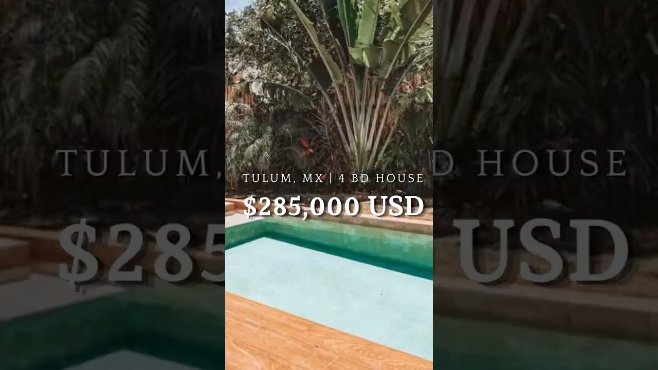 4BR villa + lock-off in La Veleta, Tulum for only $285K USD 👀 #Tulum #TulumRealEstate  #TulumHomes