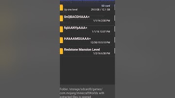 Redstone Mansion MCPE 0.13.1 Extraction and Play