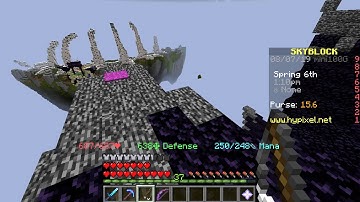 I broke the end! (hypixel skyblock)