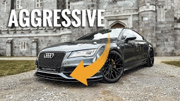 AUDI A7 Maxton Design Front SPLITTER // EASY INSTALL