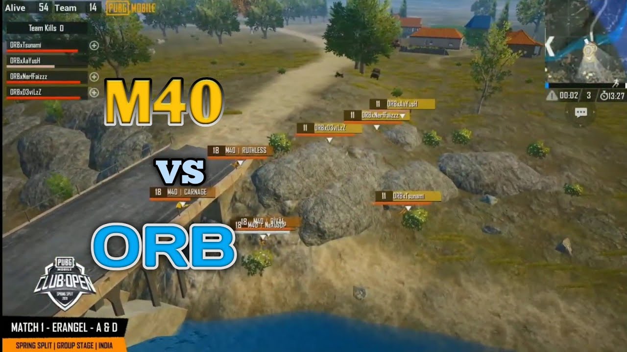 TeamMinus40 vs ORB PMCO QUALIFIERS | M40 RuthLess , Carnage , Nexus , RivalOP