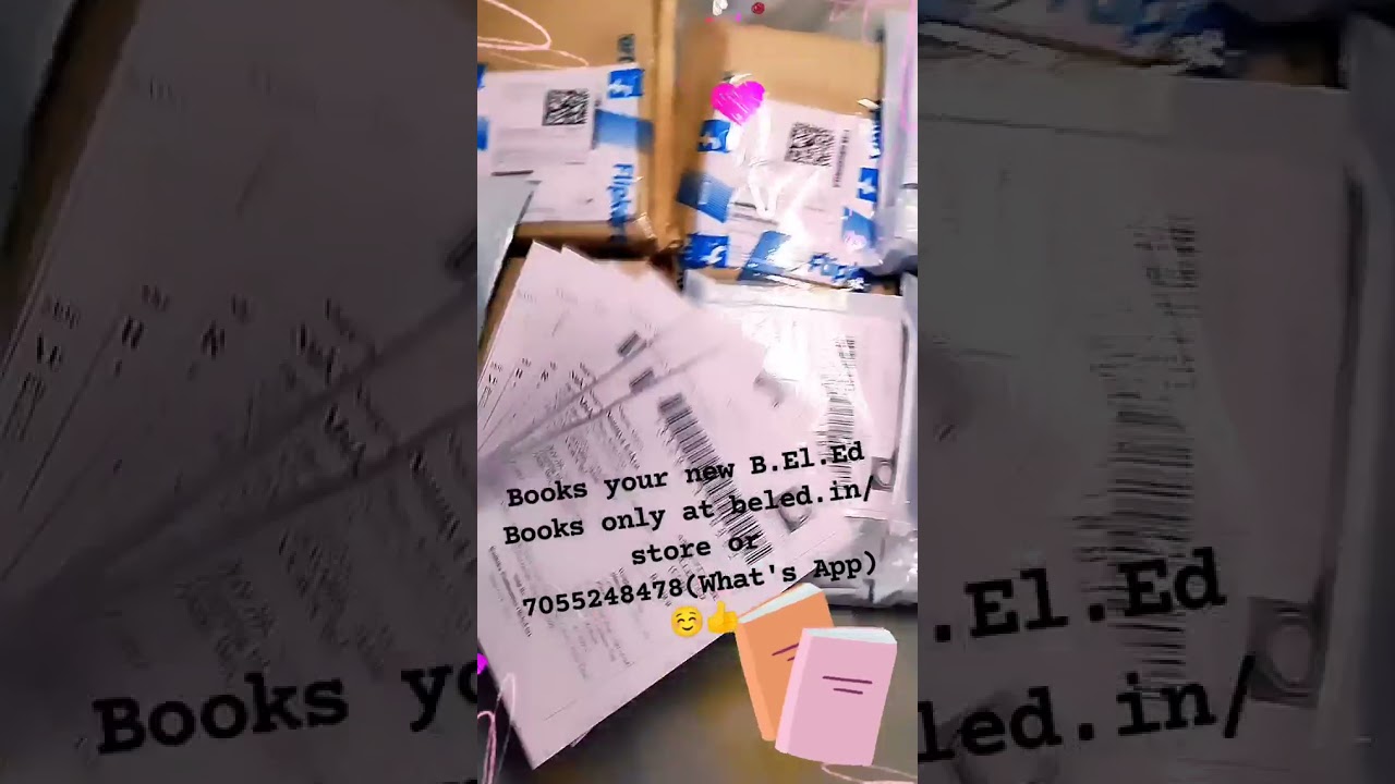 B.El.Ed Books 📚 (Only at beled.in/store) or books at 7055248478 What's App..!!