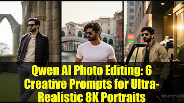Qwen AI Photo Editing: 6 Creative Prompts for Ultra-Realistic 8K Portraits