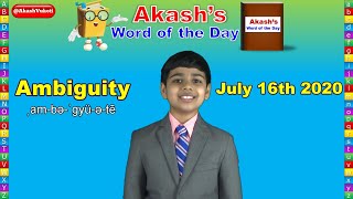 Ambiguity | Word of the Day