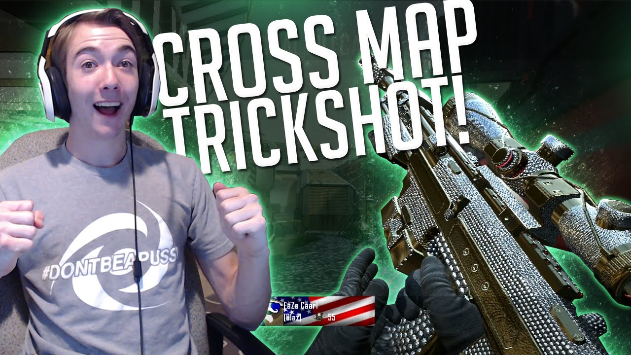 CROSS MAP TRICKSHOT FIRST GAME ON! - YouTube