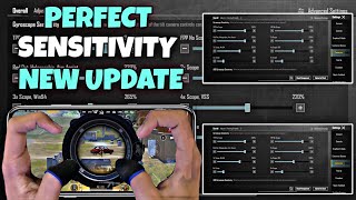 New Update 4.2New Best Sensitivity Code & Settings 20264 Finger Claw Gyroscope Pubg Mobile