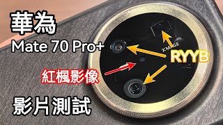 [實拍] 華為 Mate70 Pro+ 4K 影片測試 | 鏡頭切換 | 白平衡 | 畫質