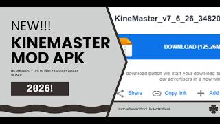 KineMaster mod terbaru 2026 | New update NO BUG & NO PW