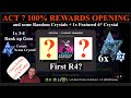 ACT 7 100% REWARD OPENING!! + 1XFeatured 6* Crystal | 3-4 RANK-UP GEM | Marvel Contest of Champions