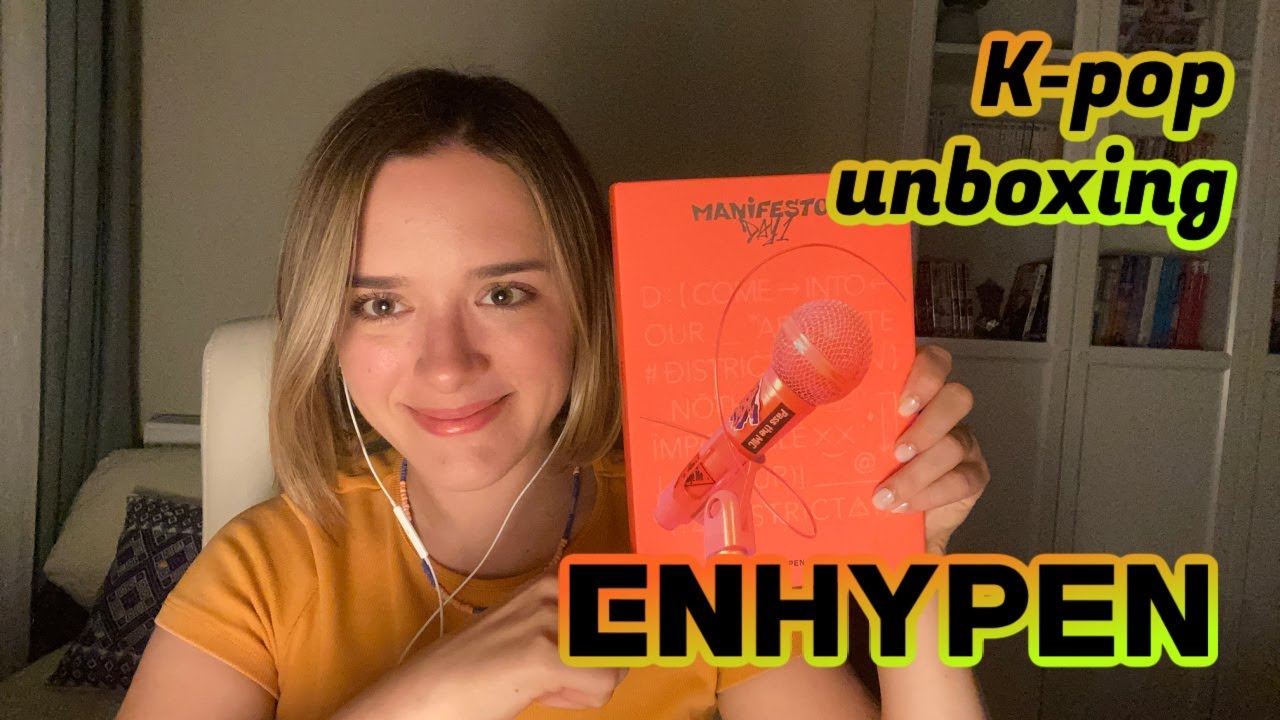 ASMR // K-pop Unboxing - ENHYPEN // Kutu Açılış