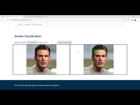 Simple FaceComparison and GenderClassification App using Python