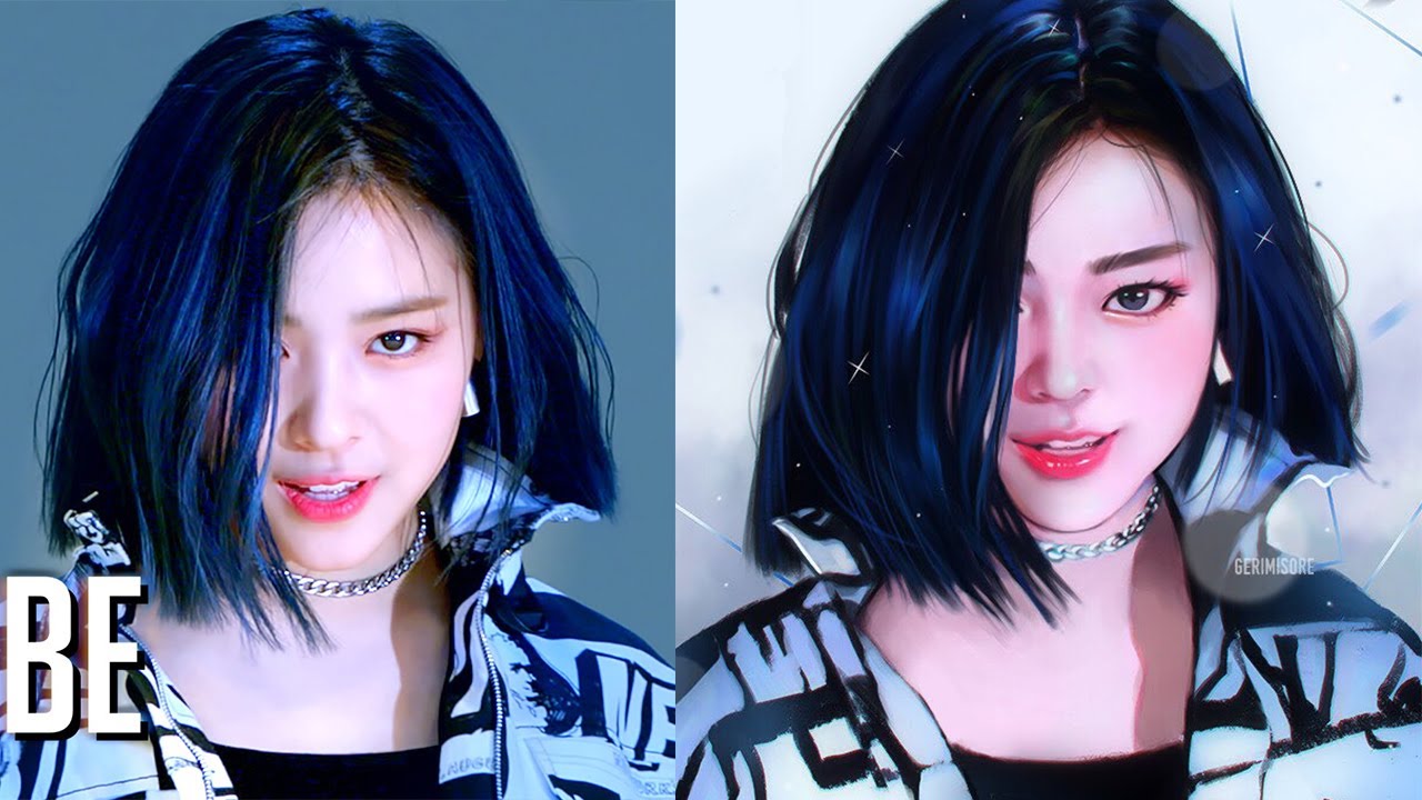 ITZY's Ryujin - WANNABE (Speedpaint 02) - YouTube