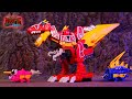 NEW Power Rangers Dino Charge Megazord Has Articulation!!! (Unboxing DX Kyoryujin)