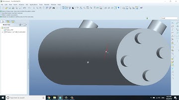Pro-Engineer : Import file for  video ANSYS CFD : Heat exchanger Shell_Tube