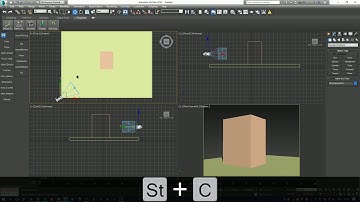 How to Insert camera at perspective view ( 3ds max video tutorial )