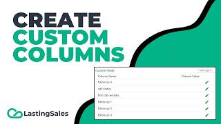 Creating Custom Columns in Leads and Deals