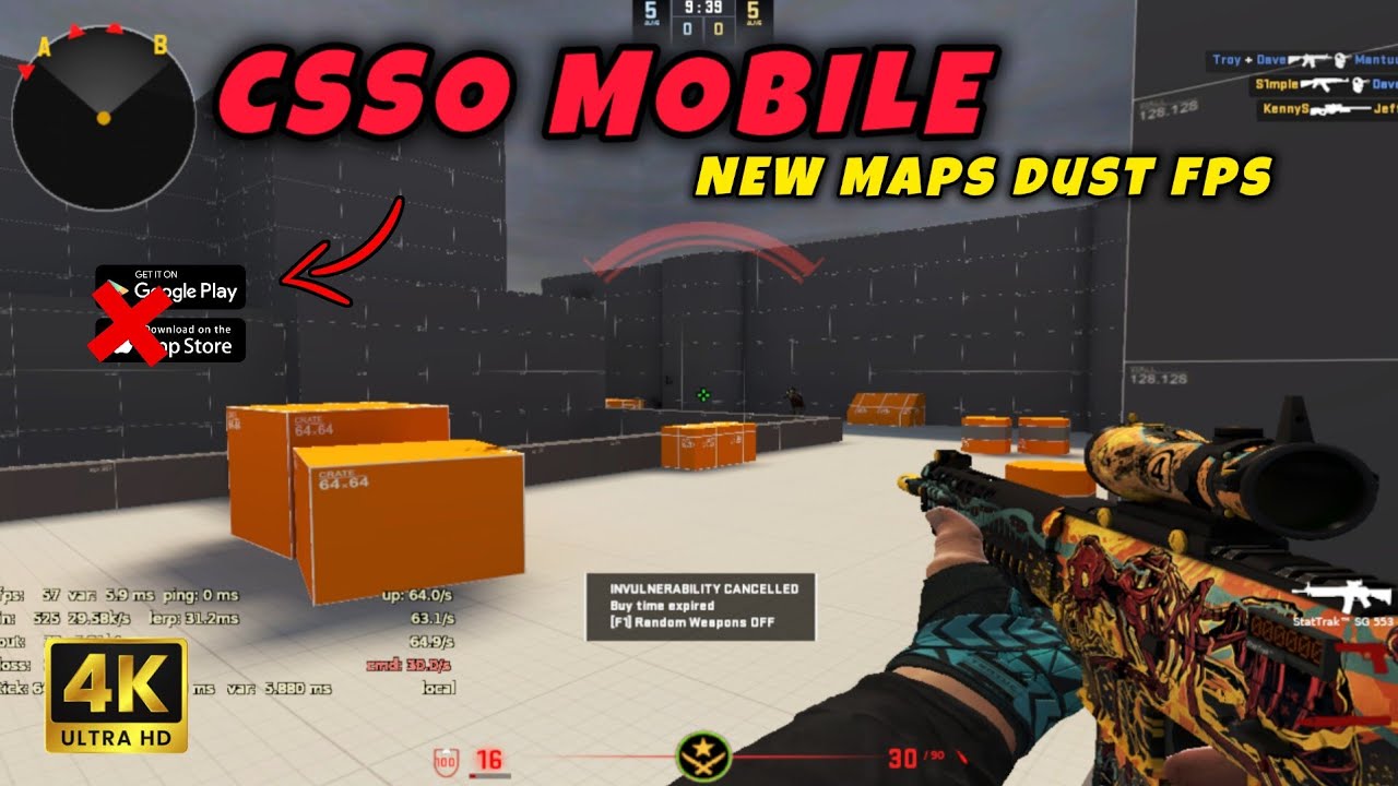 DUST FPS MAPS CSSOxCSMOSxCLIENT ♥️♥️♥️|| GAMEPLAY MAPS FPS #csso#csmos# ...