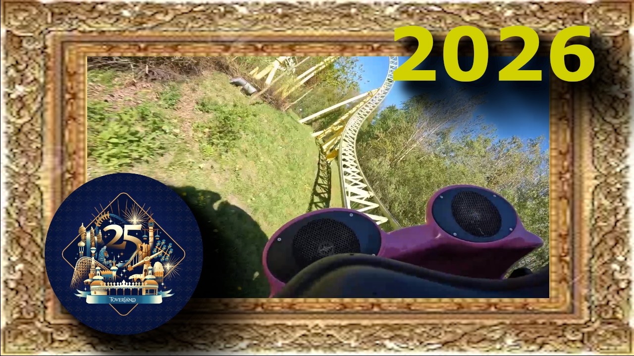 Dwervelwind Toverland ONRIDE 2026 | Spinning Coaster POV in Sevenum