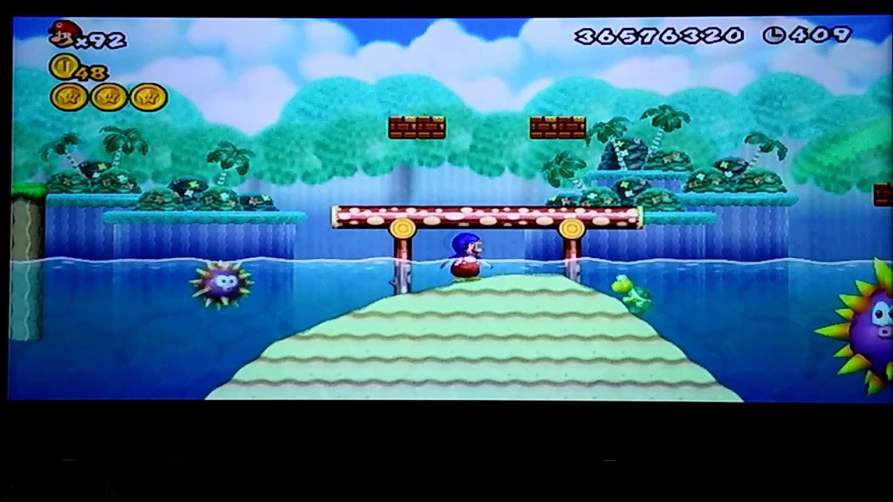 New Super Mario Bros Wii 4 1 I Find New Bug YouTube