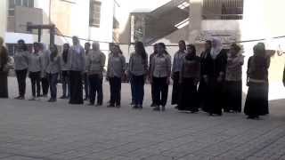 بروفة سمر فريق مرشدات مدرسة سرايا القبة ثانوية بنات 2013