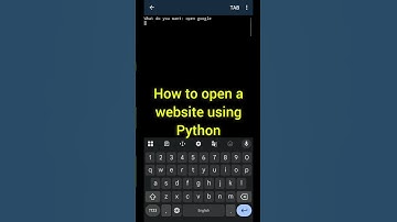 How to Open a Website with Python Day 1 #python #shorts