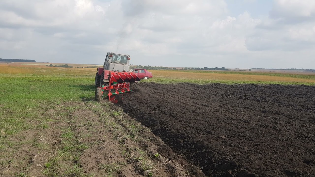 Плуг оборотний AGRO-MASZ PO4(4+) + Т150 (ТОВ "ТБС-АГРО") 14.09.2021 Рівненська обл.,Україна.