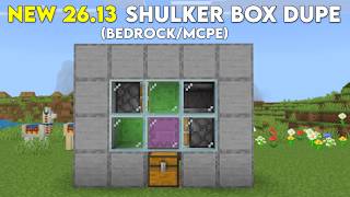 WORKING v26.13 Shulker Box Duping Glitch - Minecraft Bedrock Edition