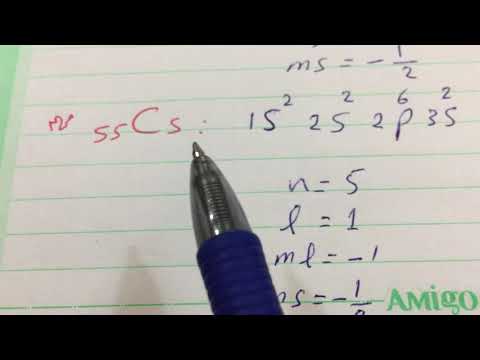 كيمياء الخامس العلمي الفصل الأول تطور المفهوم الذري حل مسائل أعداد الكم الأربعة الحلقة 3 