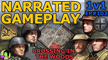 CoH3 | MP40 Shock Squad | Narrated Gameplay 1v1 Wehrmacht EP#103