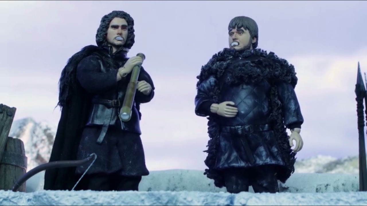 Robot Chicken - White Joggers