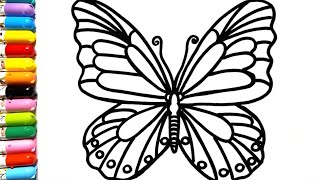 Butterfly Coloring Pages Drawing and Coloring Art for Toddlers