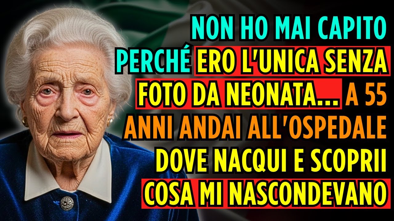 NON HO MAI CAPITO PERCHÉ NON HO FOTO DA NEONATA, A 55 ANNI ANDAI IN OSPEDALE E SCOPRII!