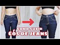 COMO AUMENTAR O CÓS DE UMA CALÇA JEANS DE MANEIRA FÁCIL E DESCOMPLICADA