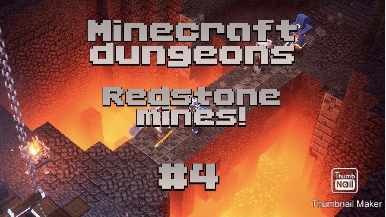 Minecraft Dungeons Gameplay. Completing redstone mines. - YouTube