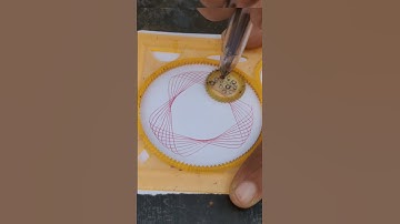 Spirograph satisfying art 😌 asmr #spirograph #satisfying #art #asmr #ytshorts #shorts #drawing