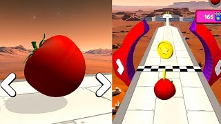 🍅 Tomato Ball INSANE Colour Reaction! 😱 | Going Balls Hard Challenge Speedrun gameplay #goingballs  screenshot 5