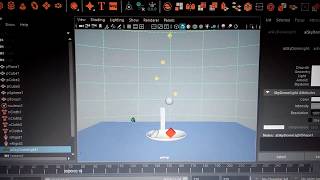 simulation test NCLOTH in Maya 2018
