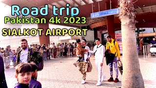 ROAD TRIP SIALKOT AIRPORT | 4K DRIVE WAZIRABAD CITY | TRAVEL VLOG | URDU Hindi