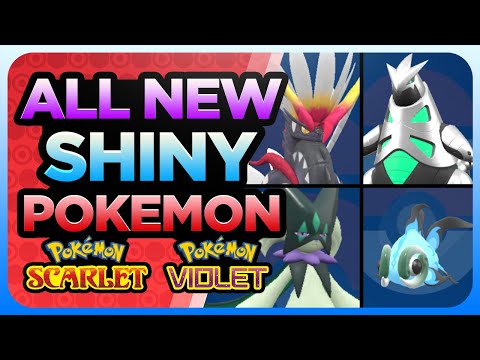 ALL SHINY POKEMON & COMPARISONS In Pokemon Scarlet And Violet - Every New  Shiny Pokemon In Gen 9! 