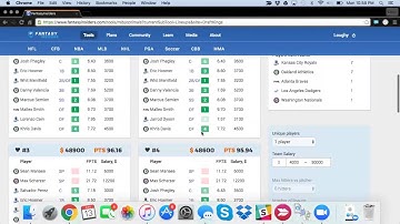 How to stack teams and players