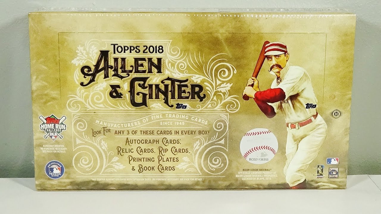 2018 Topps Allen & Ginter Baseball Hobby Box Break! Nice!