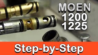 How to replace Moen 1200 & 1225 cartridge   Step by Step