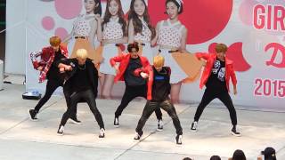 150913 M.A.P.6 (Girl's Day's Brother Group) Dance Performance at LAZONA kawasaki plaza