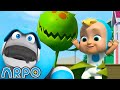 ARPO vs Plants: Save Baby Daniel!  | 1 HOUR OF ARPO! | Funny Robot Cartoons for Kids!