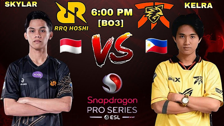 RRQ HOSHI VS FNATIC ONIC PH GAME 1 ESL SNAPDRAGON PRO SERIES [ENG]