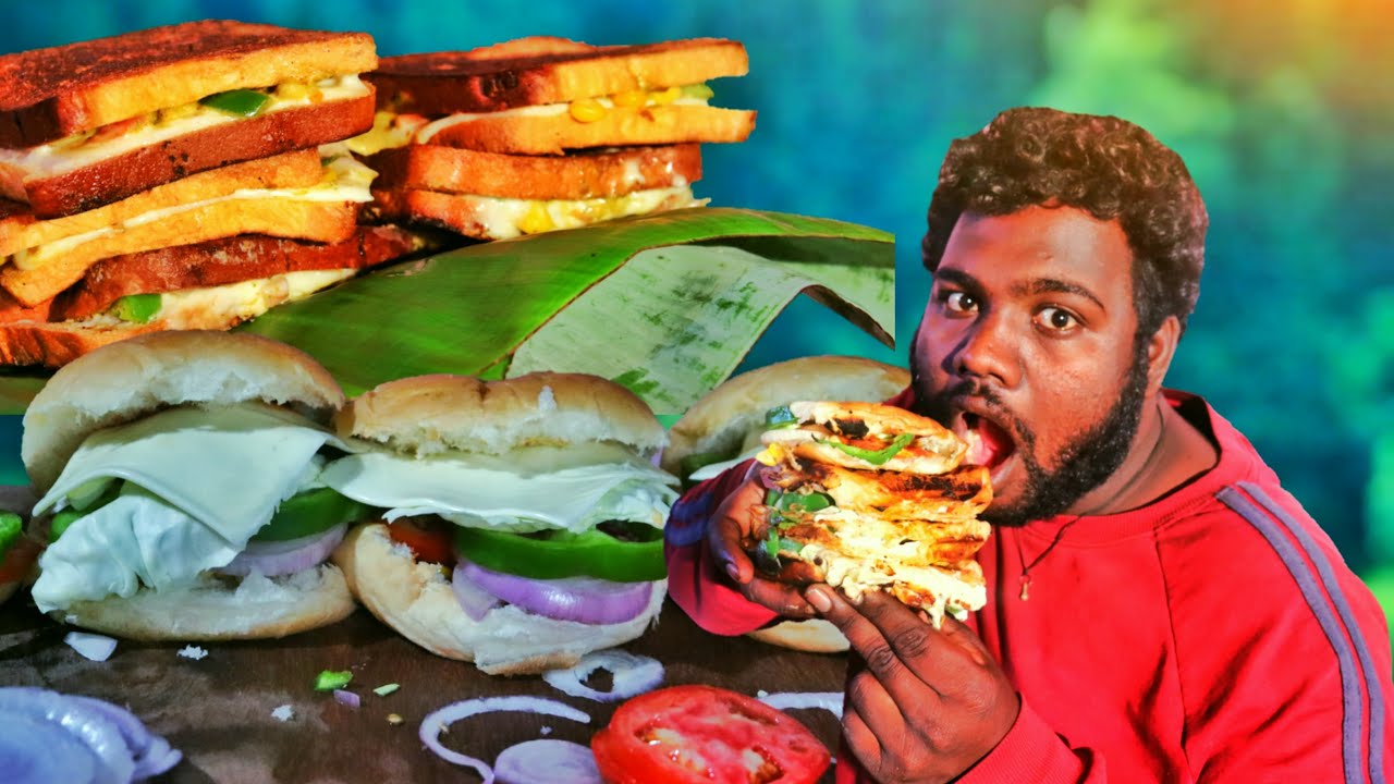 Burger 🍔 sandwich 🥪 /cooking with friends full of joy and excitement