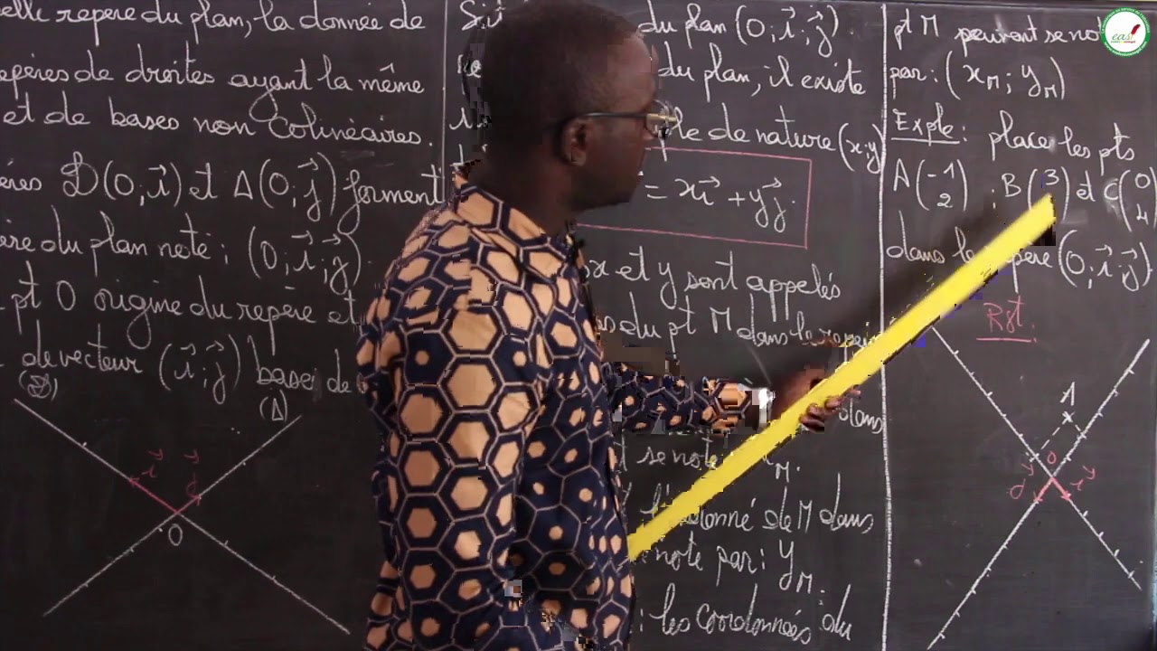 Cours - Seconde S - Mathématiques : Repère Carthésien / Suite 3 et Fin / M. Ka